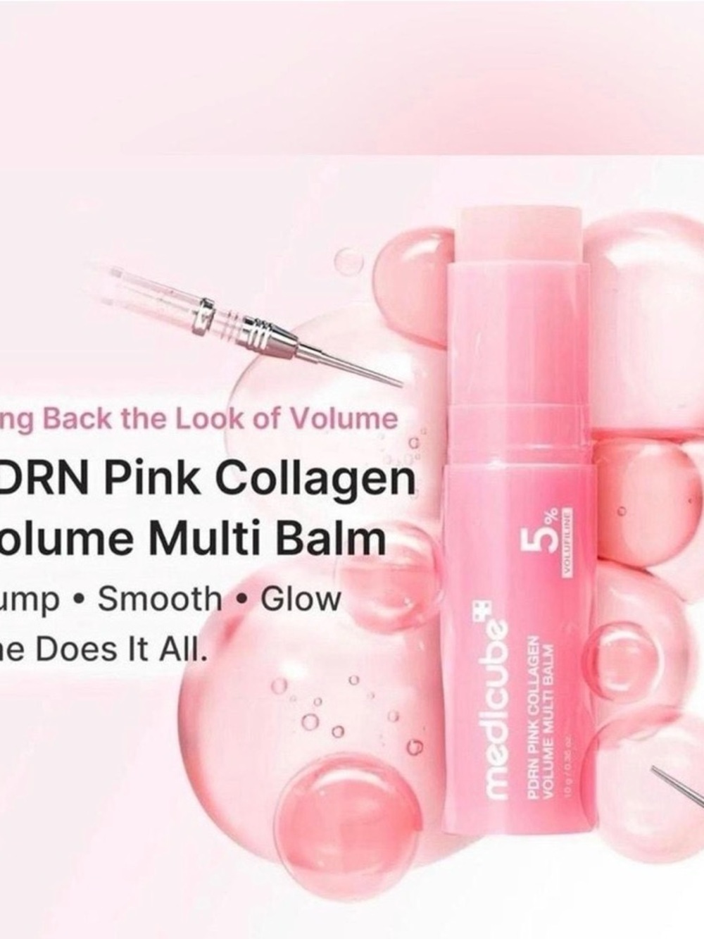 Authentic - Pink Collagen Volume Multi Balm - Pink
